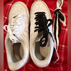 Nike White Count Vision Low Sneakers